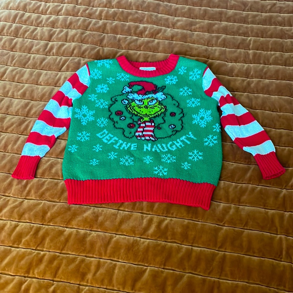 Kids Grinch Christmas Sweater